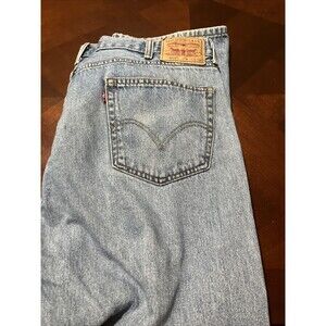 Levi's 505 Regular Fit Jeans Mens 40 X 30 Blue Denim Classic Workwear Levis